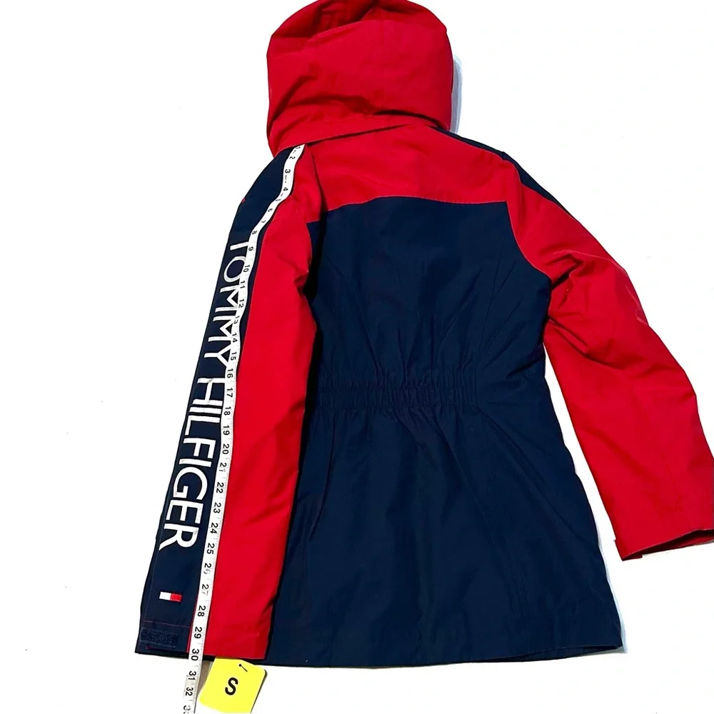 NWT TOMMY HILFIGER 3-in-1 ALL WEATHER SYSTEMS JACKET COAT RED NAVY Sz S